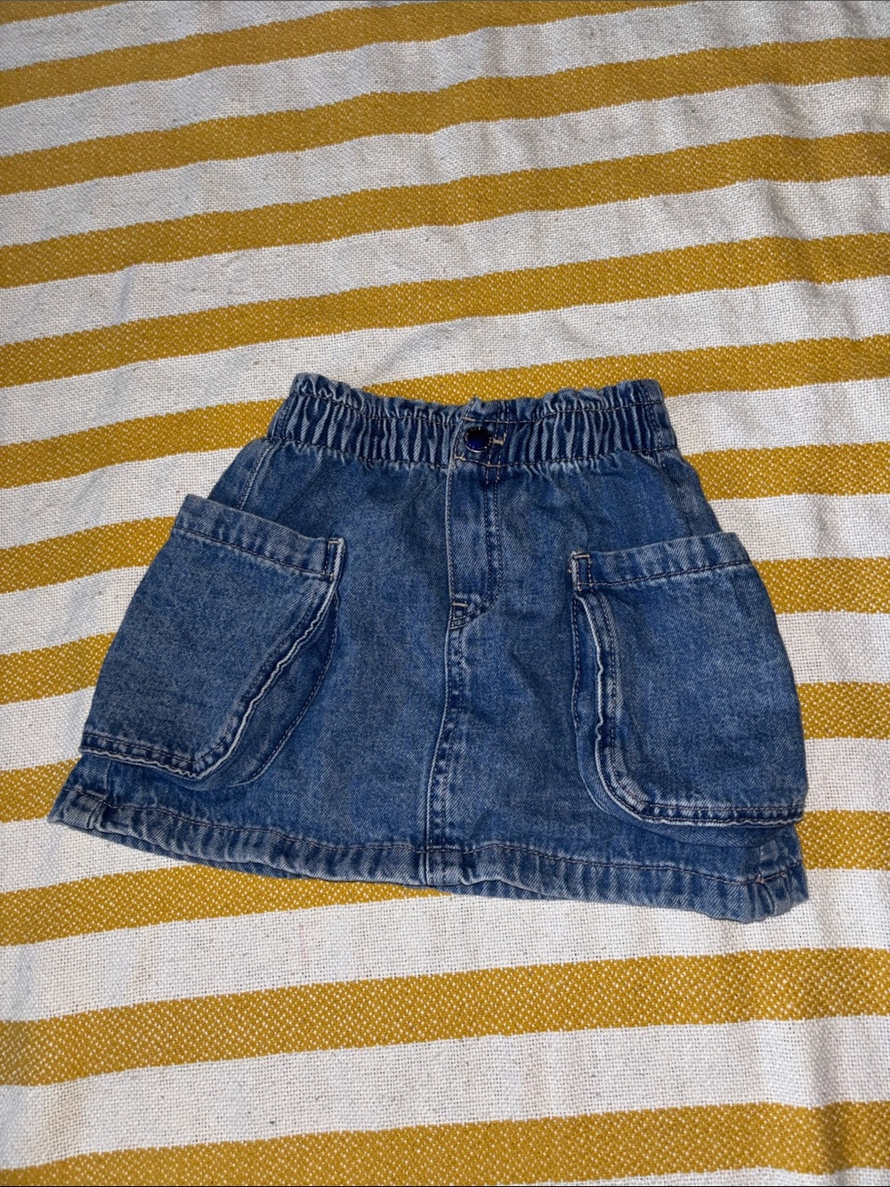 H&M Denim Cargo Skirt